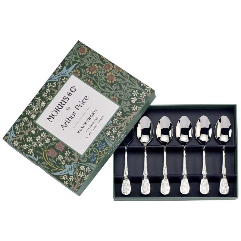 Morris & Co Blackthorn Box Of 6 Teaspoons
