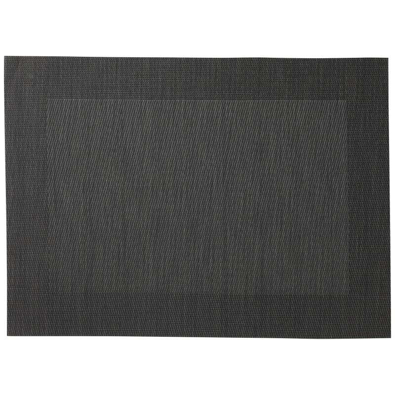 Maxwell Williams Accents Wide Border Placemat Charcoal