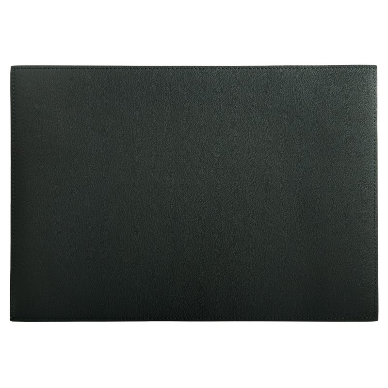 Maxwell Williams Accents Leather Look Cowhide Placemat Charcoal