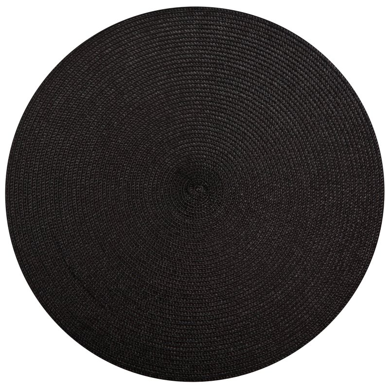 Maxwell Williams Accents Round Placemat Black
