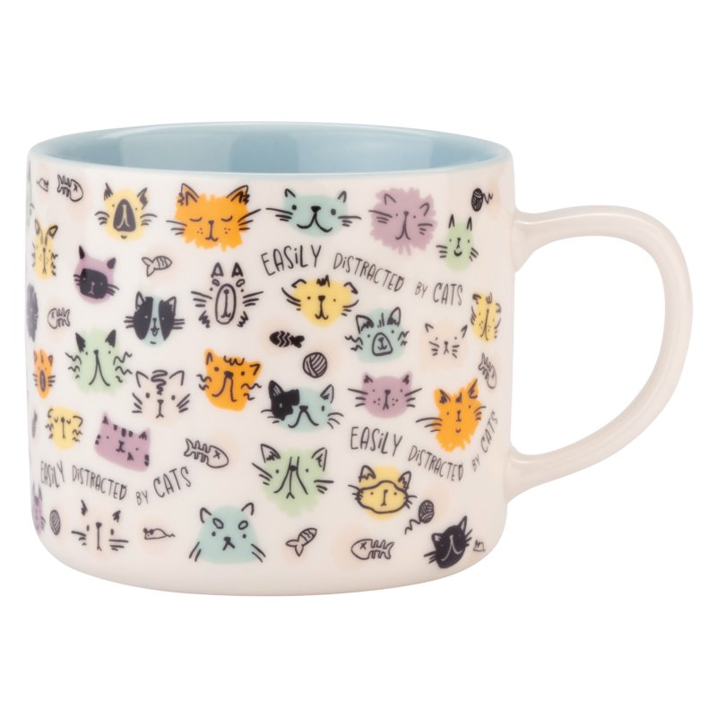 Siip Easily Distracted Cats Mug