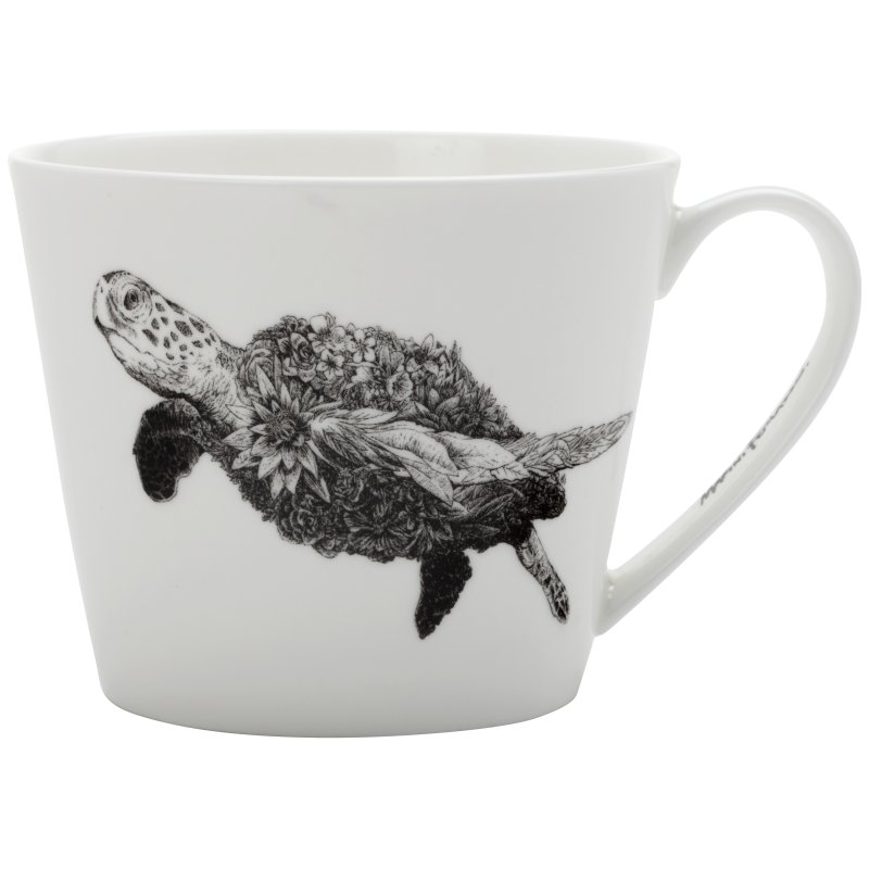 Maxwell Williams Marini Squat Mug Green Sea Turtle