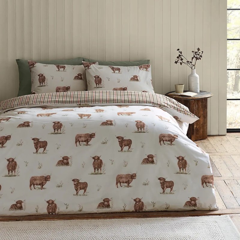 Catherine Lansfield Catherine Lansfield Angus Highland Cow Duvet Cover Set