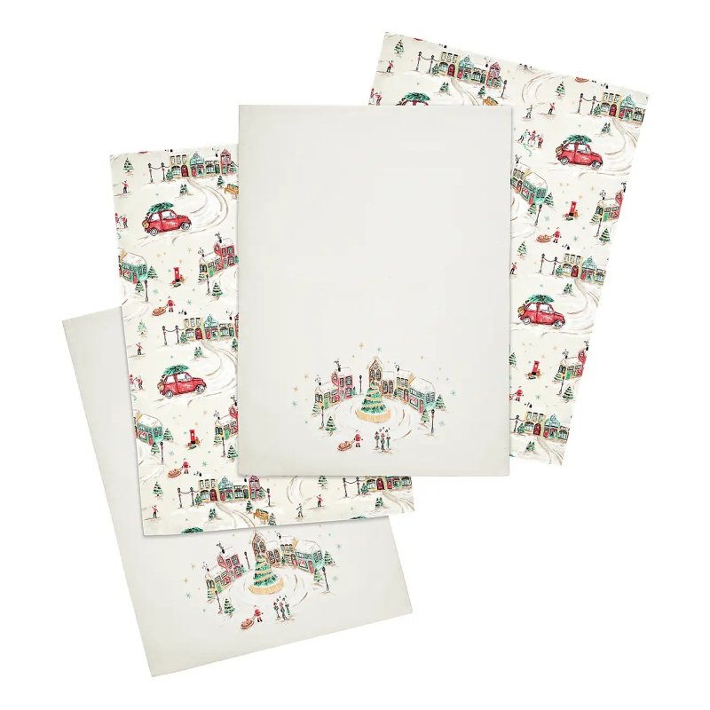 Catherine Lansfield Catherine Lansfield Christmas Town Pack of 4 Tea Towels