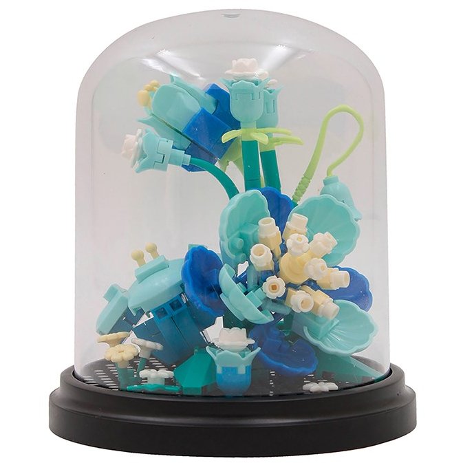 Shudehill Minibricks Flower Dome Blue Carnation