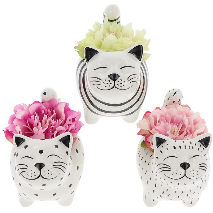 Shudehill Quirky Cat Small Planter
