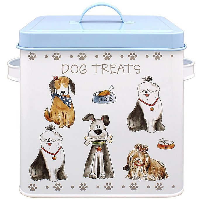 Shudehill Cute Faithful Friends Dog Treats Tin