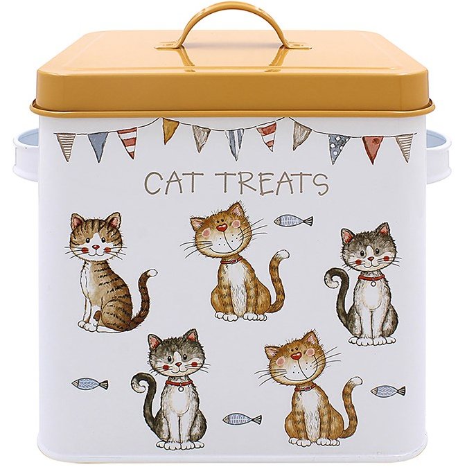 Shudehill Cute Faithful Friends Cat Treats Tin
