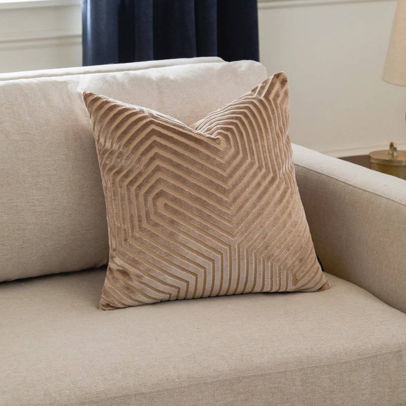 Paoletti Paoletti Evoke Cut Mink Velvet Cushion