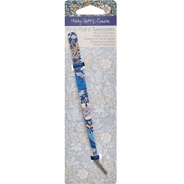 Hobby Gift Hobby Gift Woodblock Floral Fine Point Tweezers