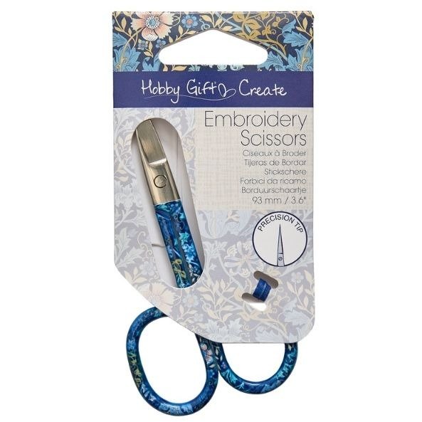 Hobby Gift Hobby Gift Woodblock Floral Embroidery Scissors