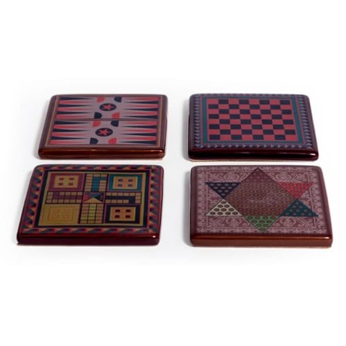McGowan Rutherford Set Of 4 Classic Board Game Coasters