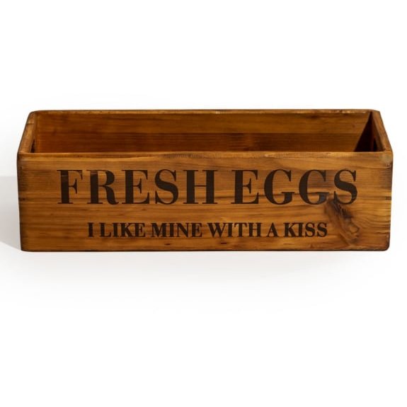 McGowan Rutherford Wooden Egg Storage Box