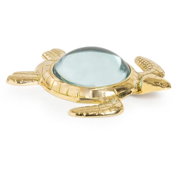 McGowan Rutherford Large Brass Turtle Magnifiying Glass
