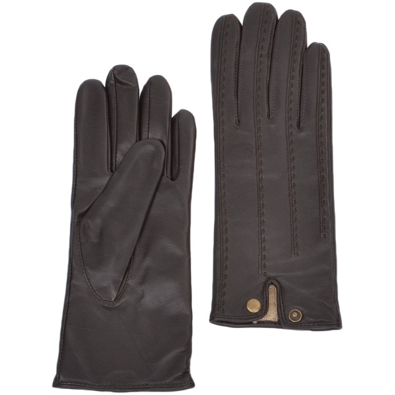 Ashwood Leather Ladies Brown Gloves