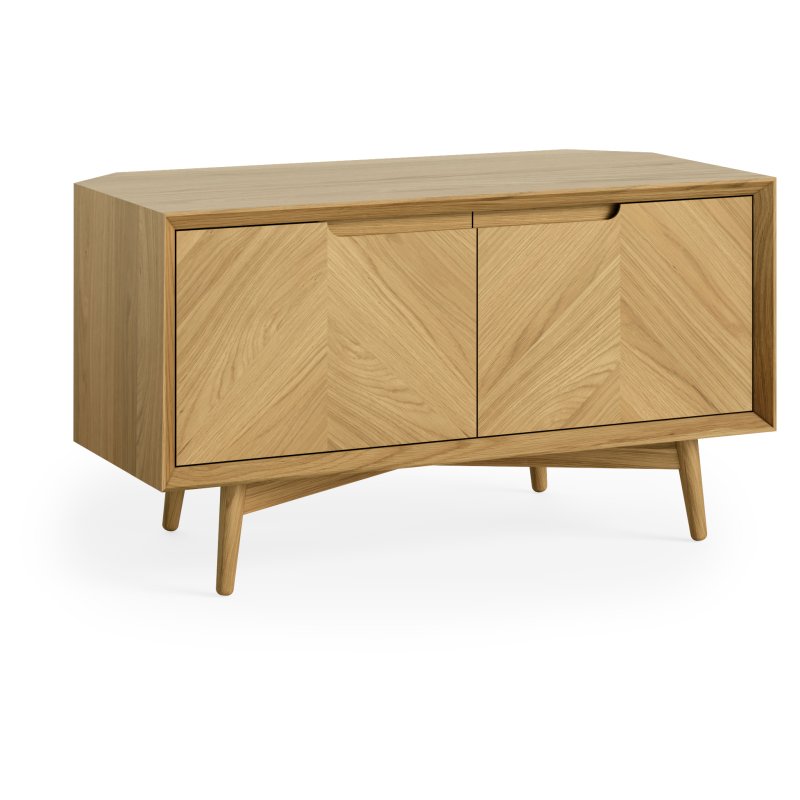 Valencia Corner Media Unit white background