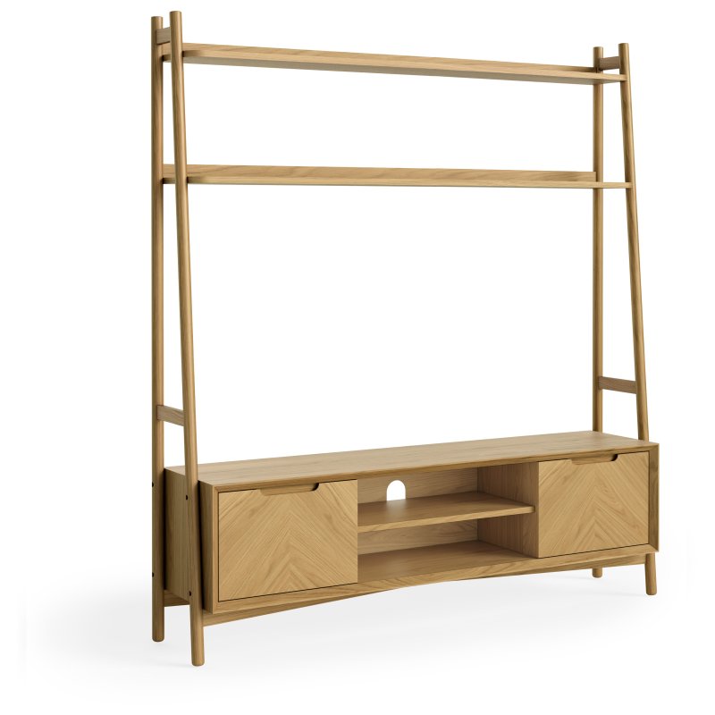 Valencia Media Display Cabinet white background