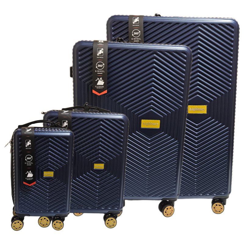 Highbury Yellowstone Hard Cases Navy Group Shot