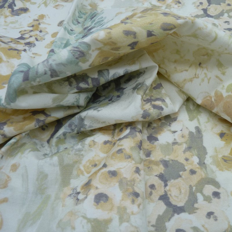 Close up of the rippled Alderley fabric in Natural