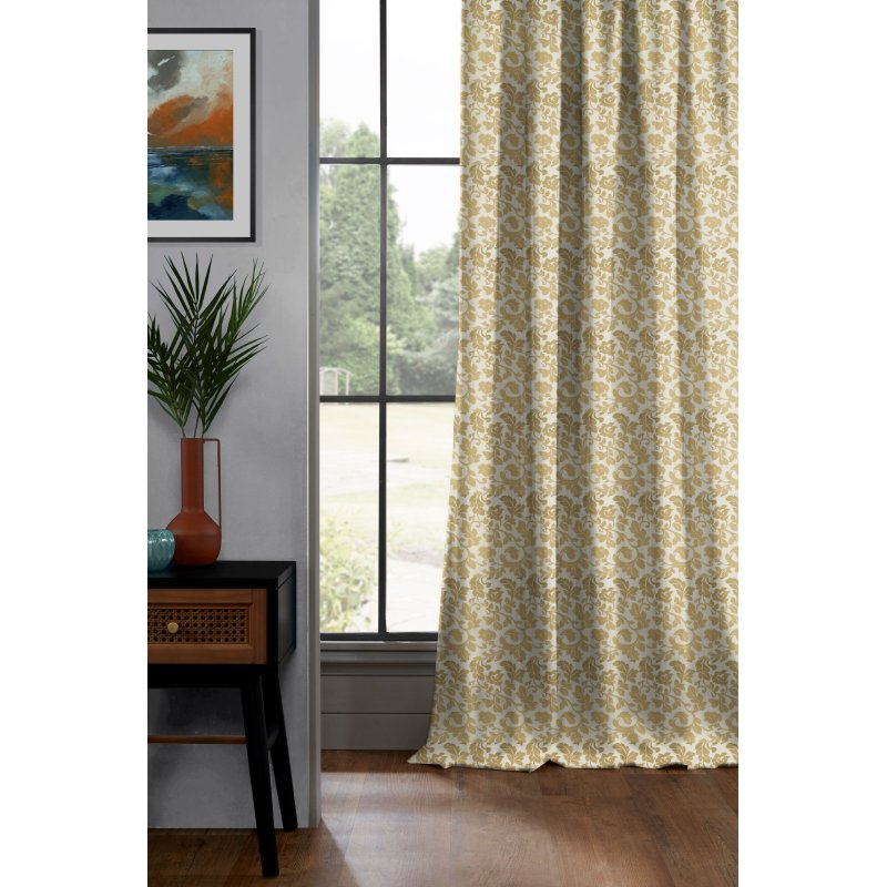 Lifestyle image of Cascina Gold Curtains
