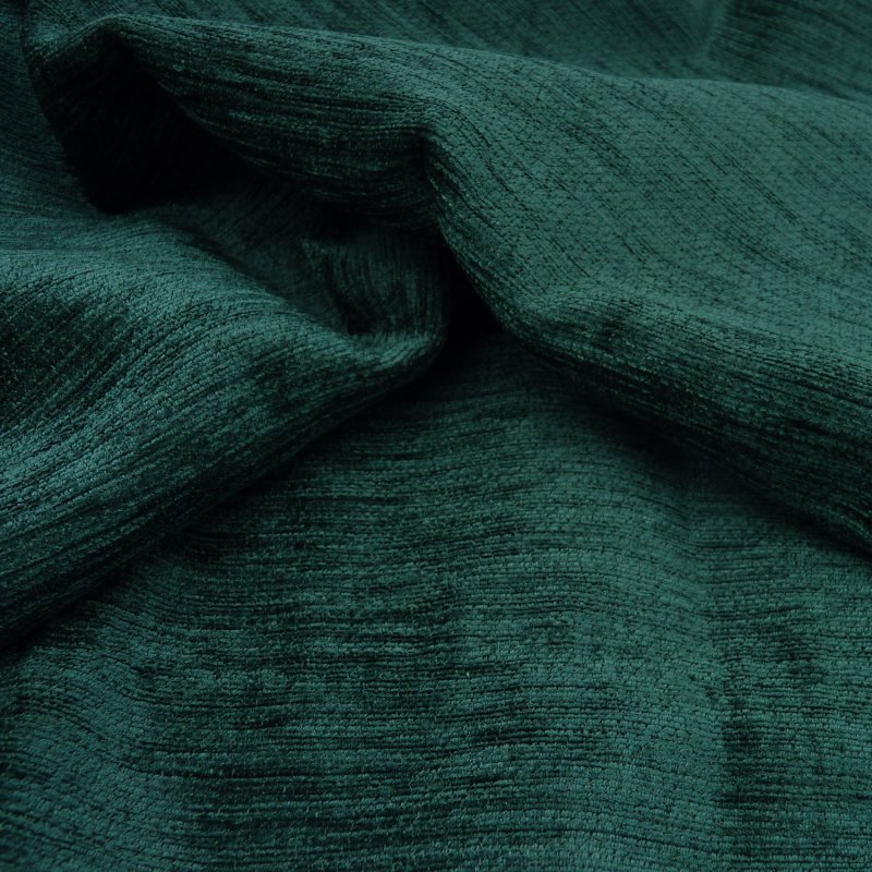 Close up of the rippled Kent fabric in Green