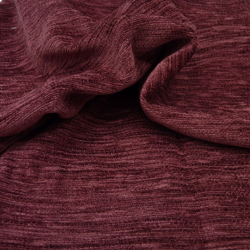 Close up of the rippled Kent fabric in Mulberry