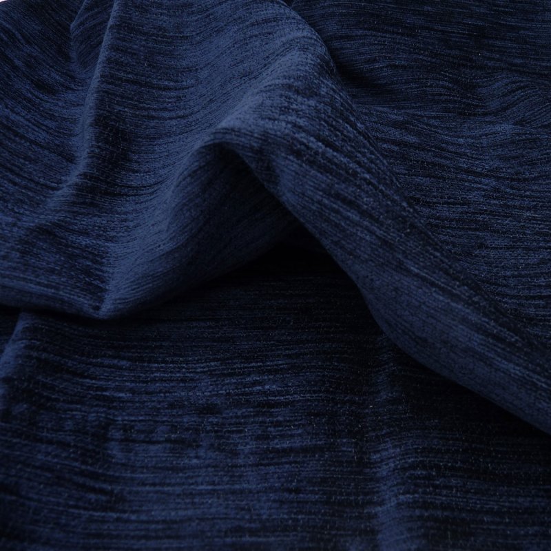 Close up of the rippled Kent fabric in Navy