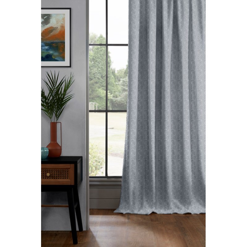 Lifestyle image of Manhattan Wedgewood Curtains