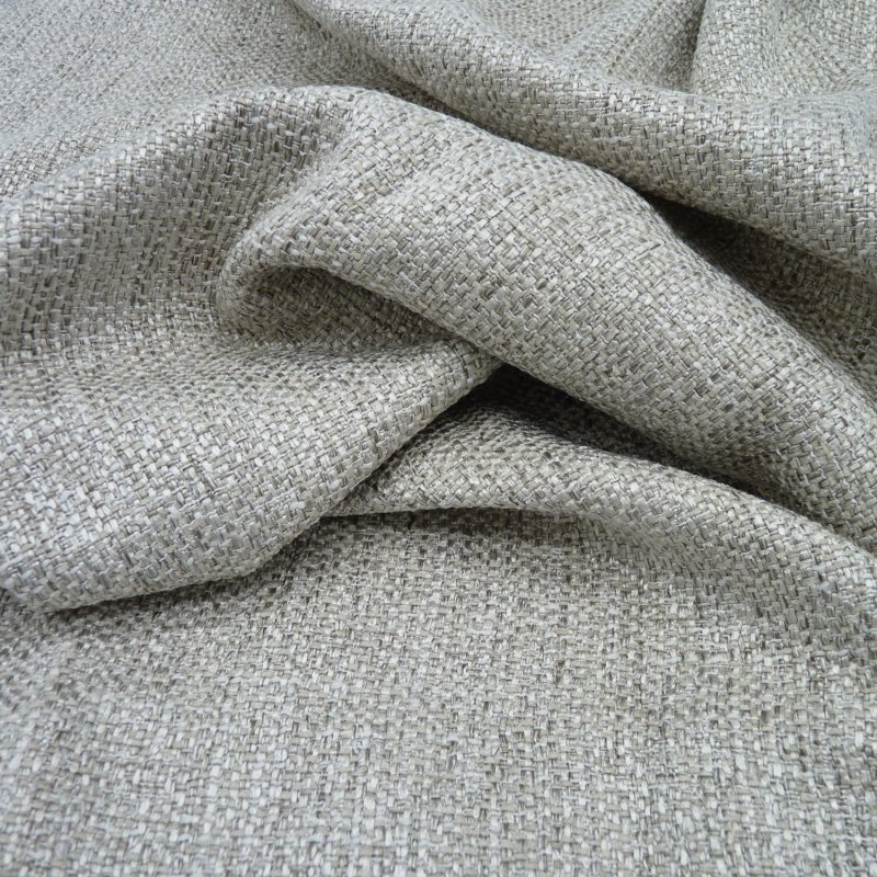 Close up of the rippled Mestre fabric in Linen