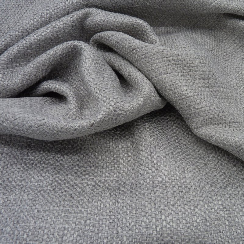 Close up of the rippled Mestre fabric in Nickel