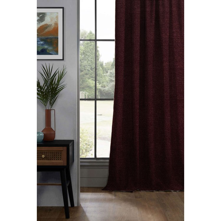 Gordon John Style Furnishings Made to Measure Curtains Monaco Cinnabar