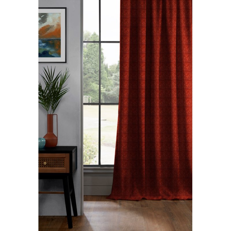 Gordon John Style Furnishings Made to Measure Curtains Sevilla vermillion