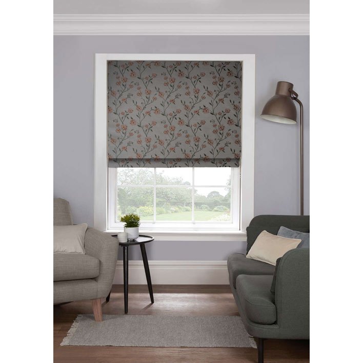 Gordon John Style Furnishings Made to Measure Roman Blinds Ashley Coral