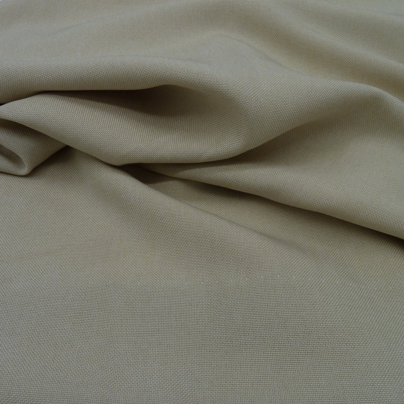 Close up of the rippled Devonshire fabric in Cream