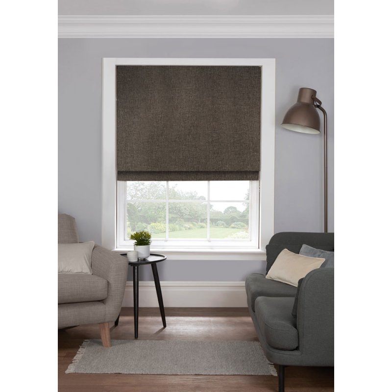 Gordon John Style Furnishings Made to Measure Roman Blinds Devonshire - Mushroom