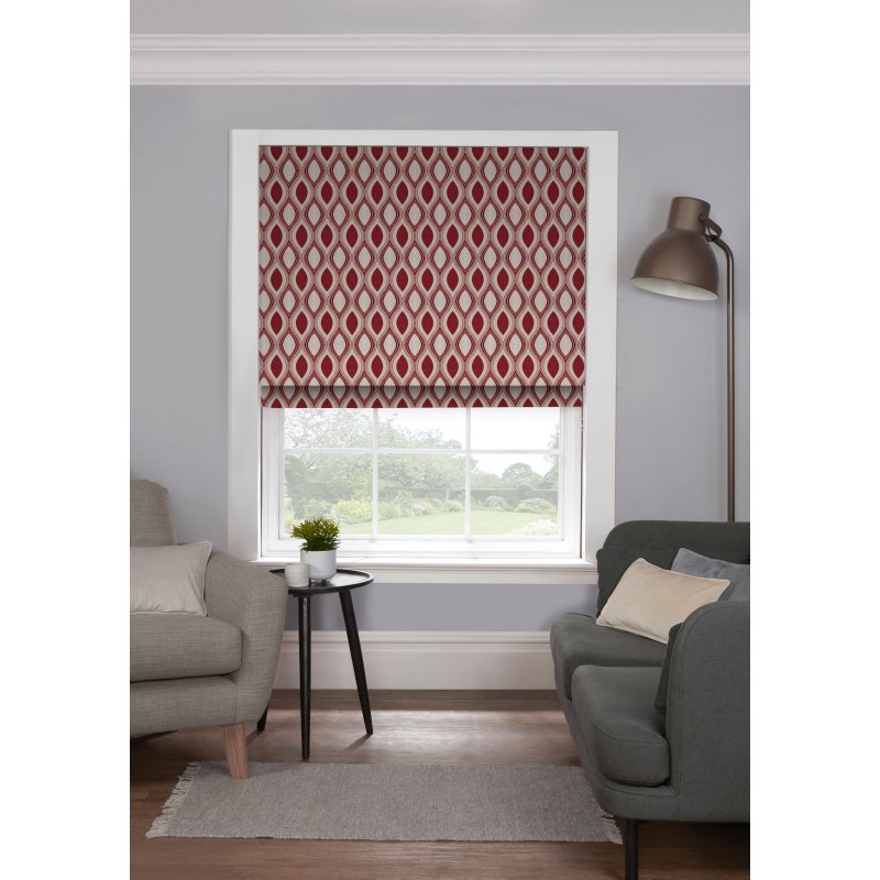 Lifestyle image of Kasian Red Blinds