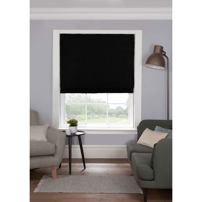 Gordon John Style Furnishings Made to Measure Roman Blinds Monaco Nightfall