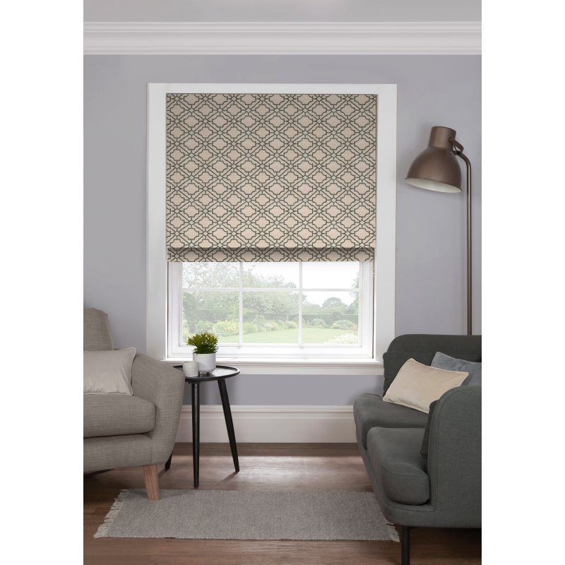 Gordon John Style Furnishings Made to Measure Roman Blinds Rocco - Duck Egg