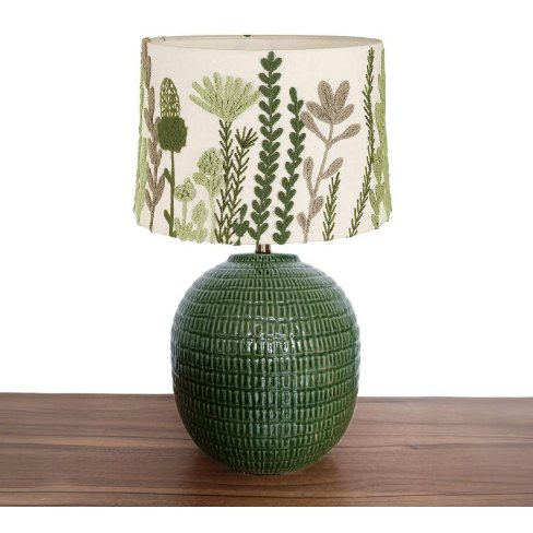 Aquarelle Home Hedra Ceramic Moss Base With Harvest Shade