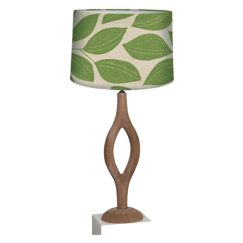 Aquarelle Home Wishbone Almond Base Pemberley Grass Shade