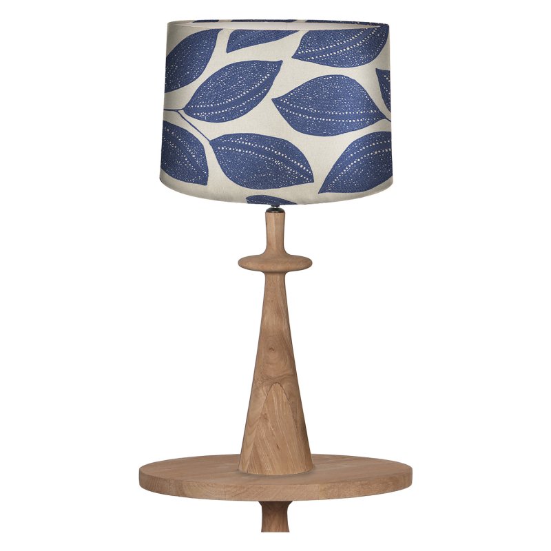 Aquarelle Home Blake Almond Base With Pemberley Navy Shade