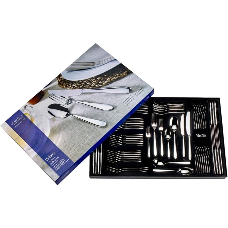 Arthur Price Willow 76 Piece Cutlery Set