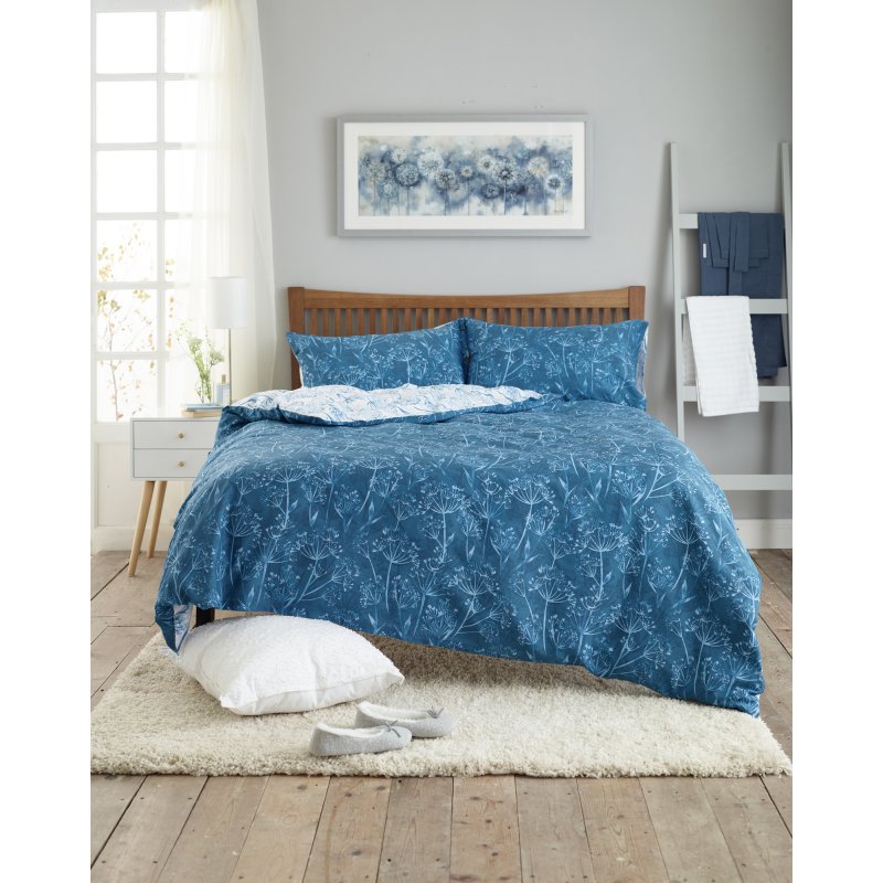 Deyongs Cow Parsley Blue Duvet Cover Set