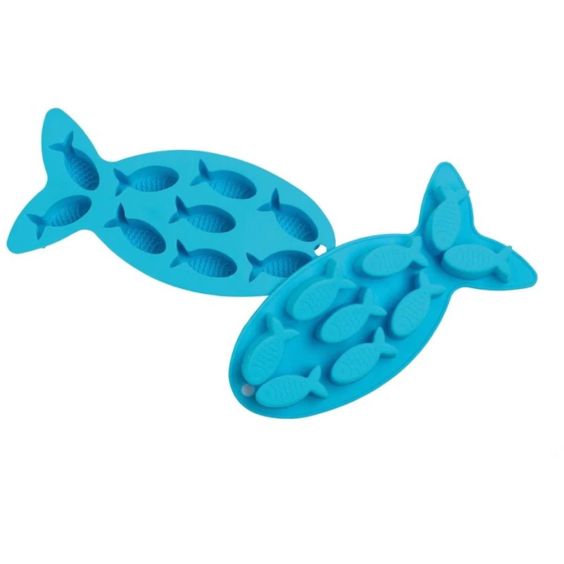 Stow Green Stow Green Set of 2 Blue Fish Ice Cube Trays