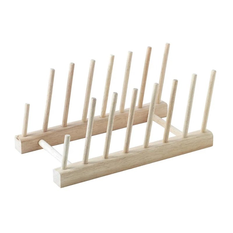 Stow Green Stow Green Large Beechwood Plate Holder