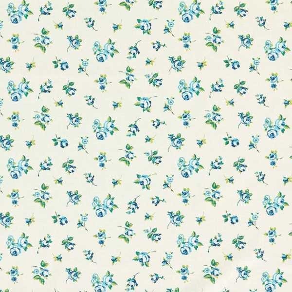 Studio G Rosebud Cobalt Matt PVC Fabric