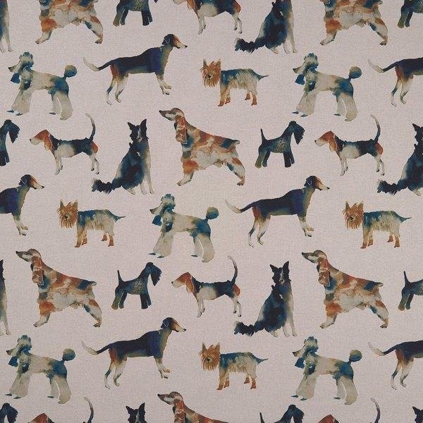 Studio G Walkies Linen PVC Fabric
