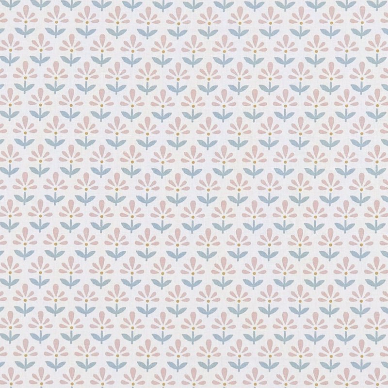 Studio G Fleur Blush and Mineral PVC Fabric