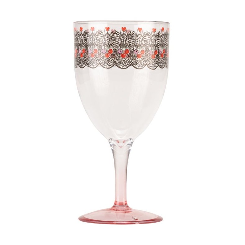 Cath Kidston Cath Kidston Cherry Picnic Wine Glass