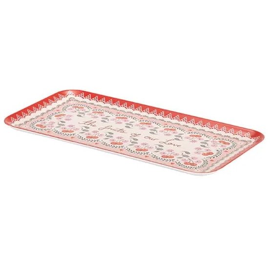 Cath Kidston Cath Kidston Cherry Rectangular Melamine Platter